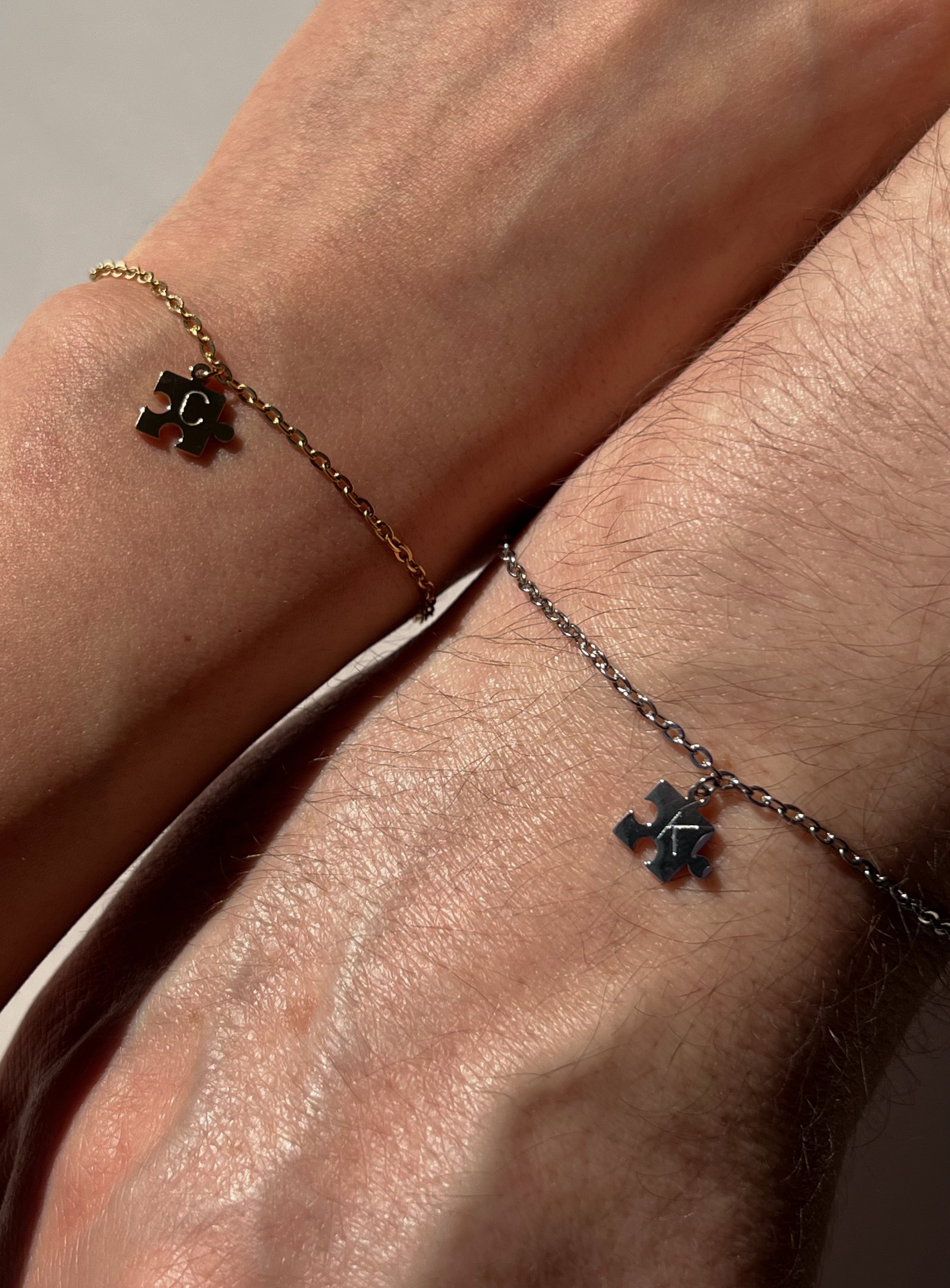 Conjunto de pulseras "Me completas"