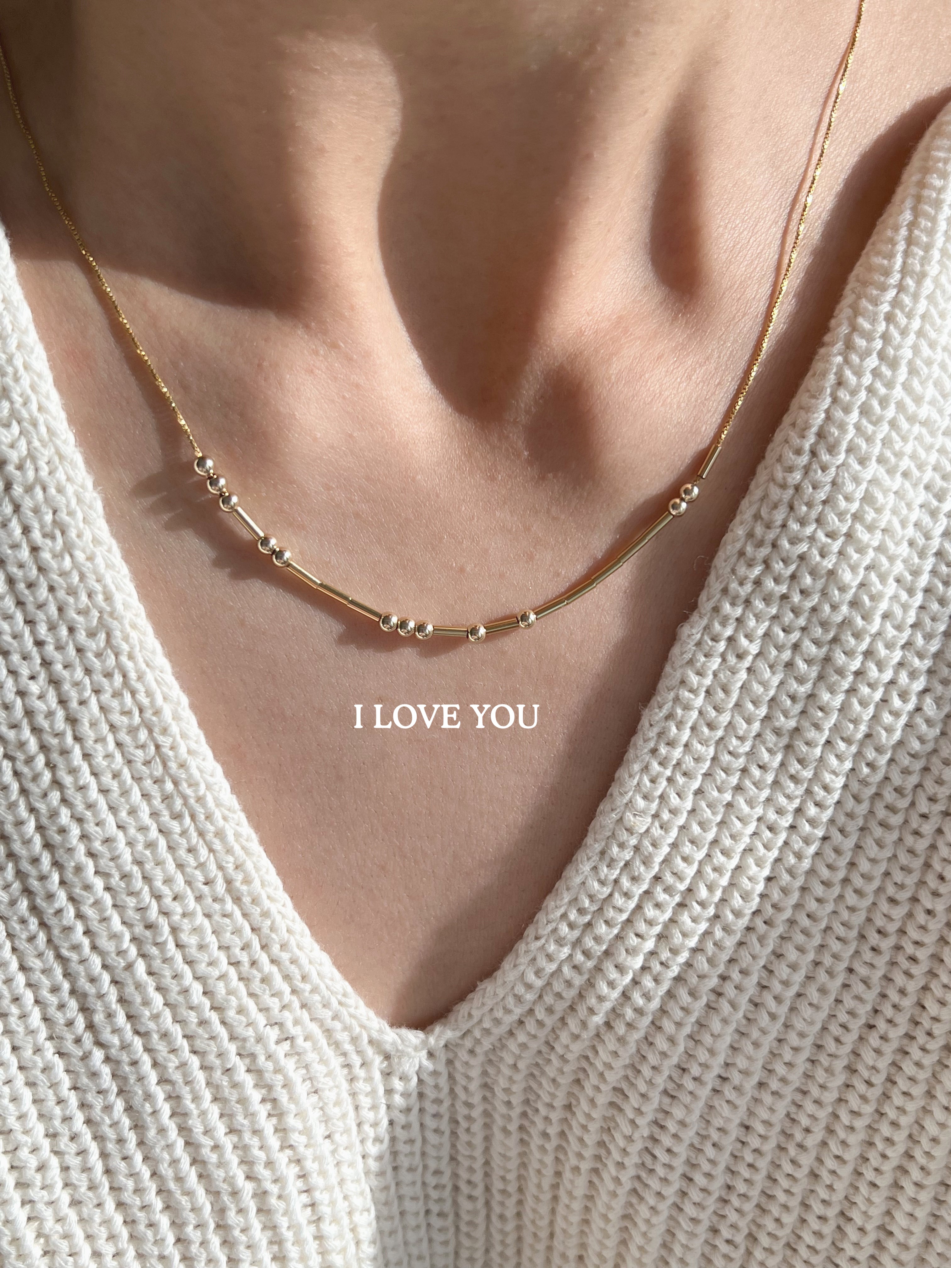 Collar de código Morse