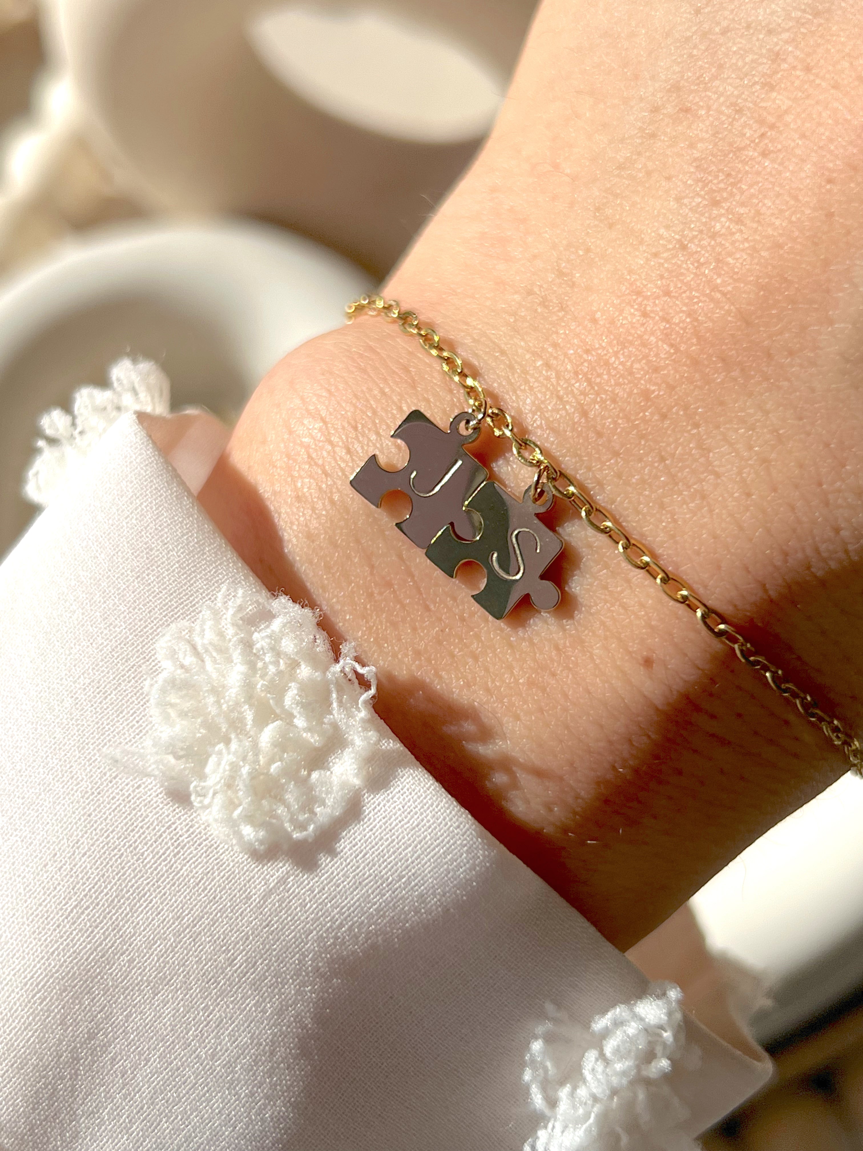 Pulsera de doble rompecabezas