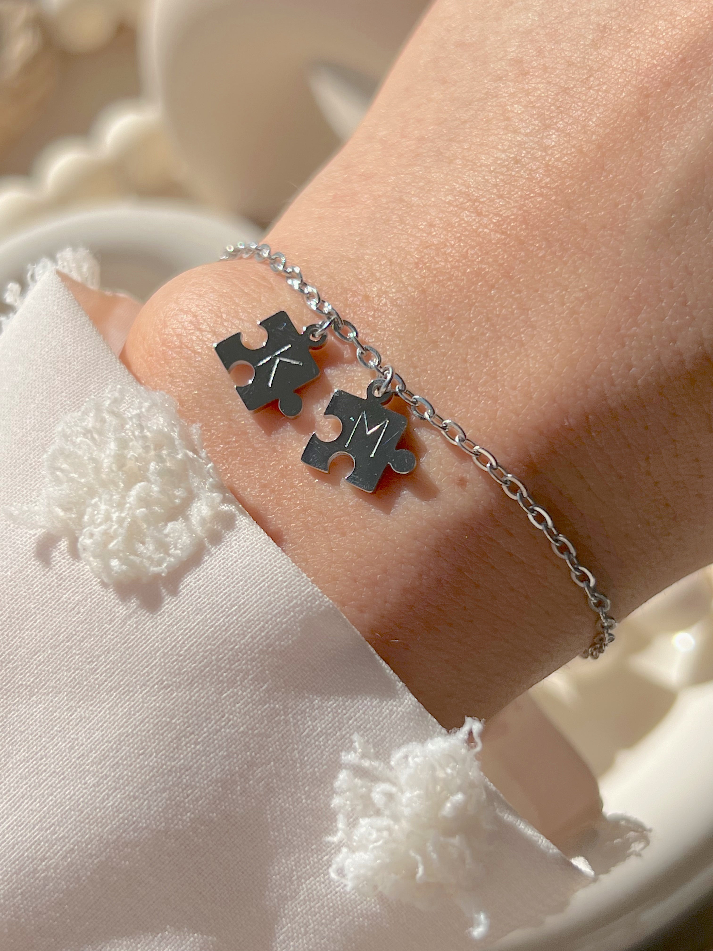 Pulsera de doble rompecabezas