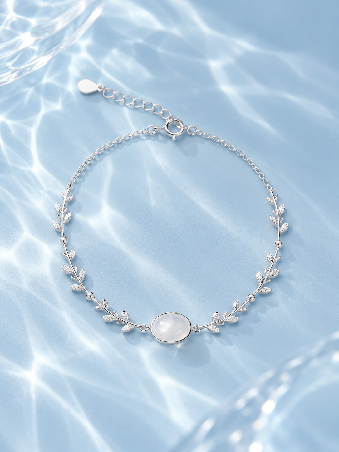 Moonstone Bracelet Sterling Silver