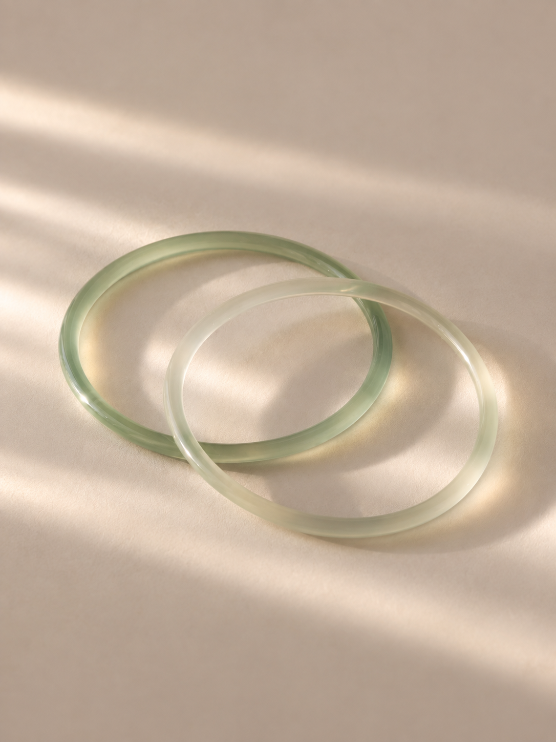 Skinny Jade Bangle Set