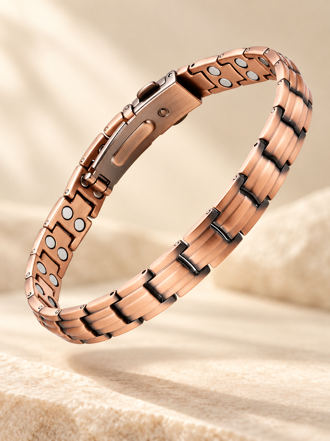 Ladies Copper Magnetic Bracelet