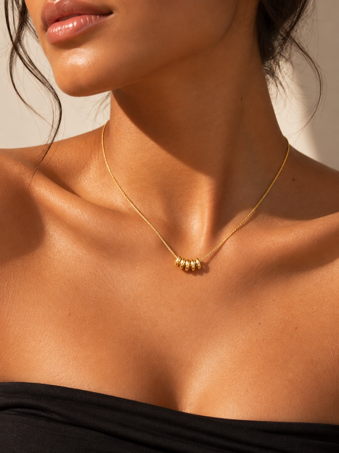 Dainty Beads Fidget Necklace