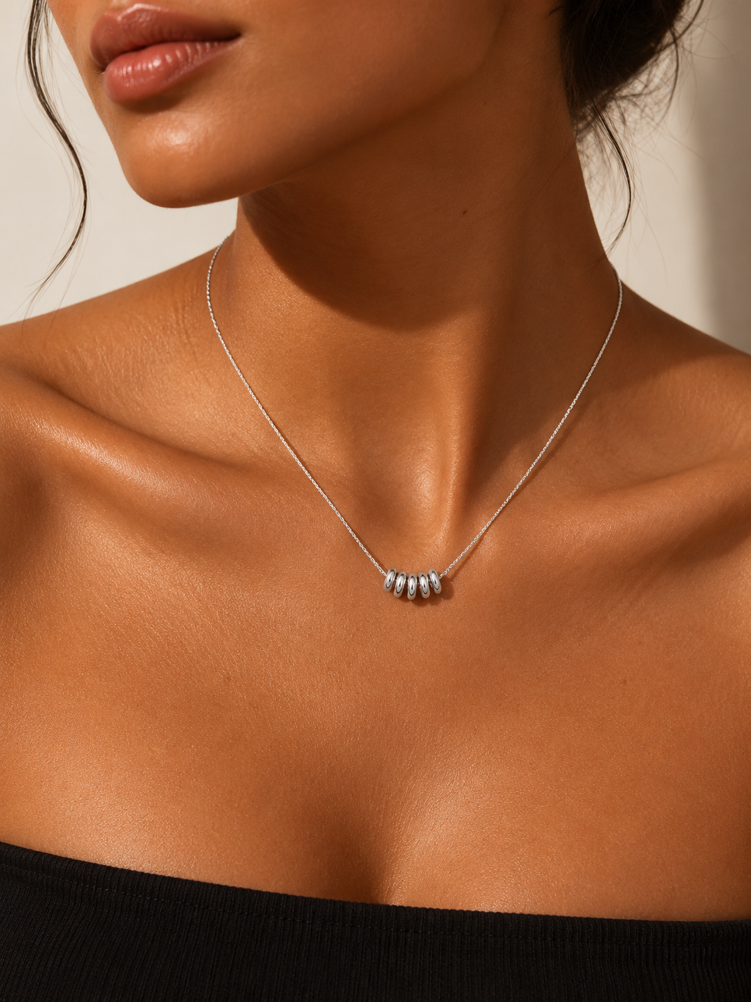 Dainty Beads Fidget Necklace