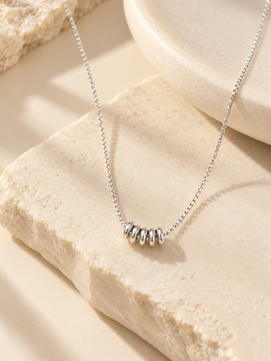 Dainty Beads Fidget Necklace