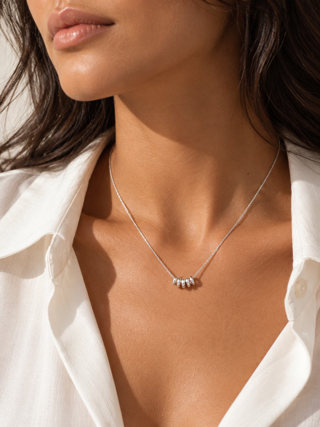 Dainty Beads Fidget Necklace