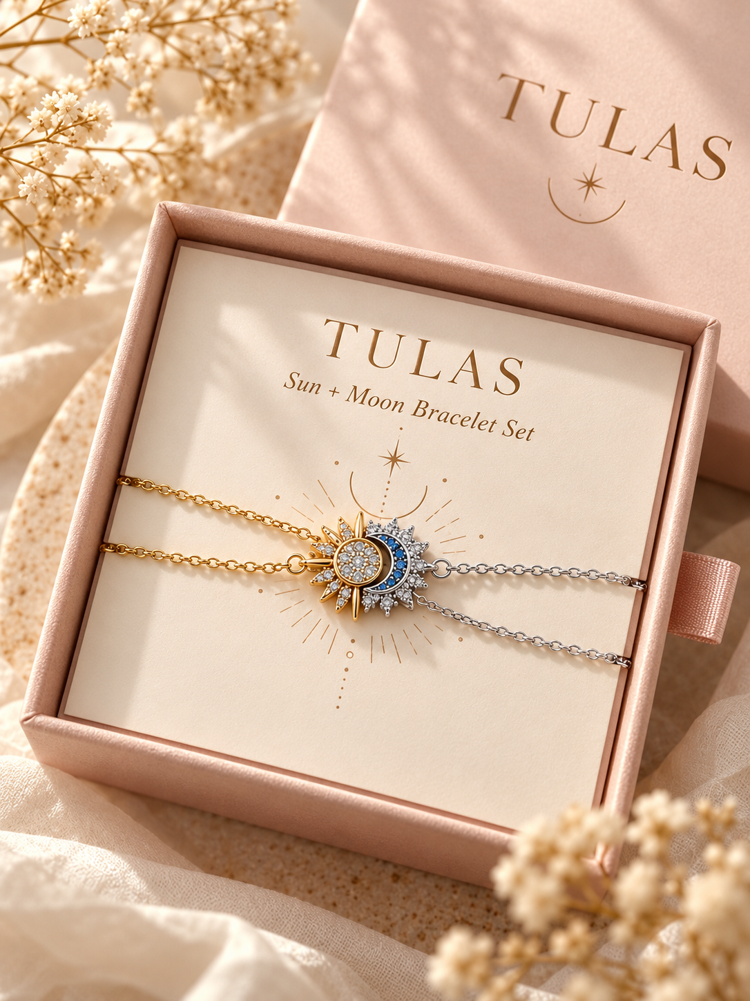 Sun & Moon Bracelet Set