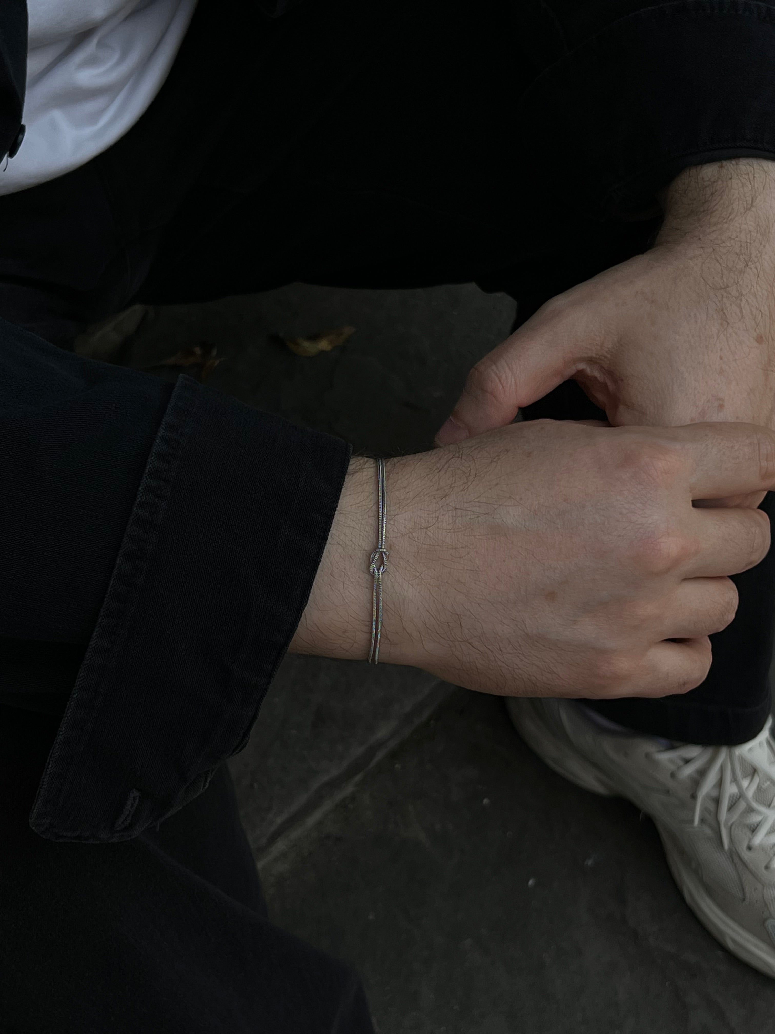 Conjunto de pulseras de nudo a juego