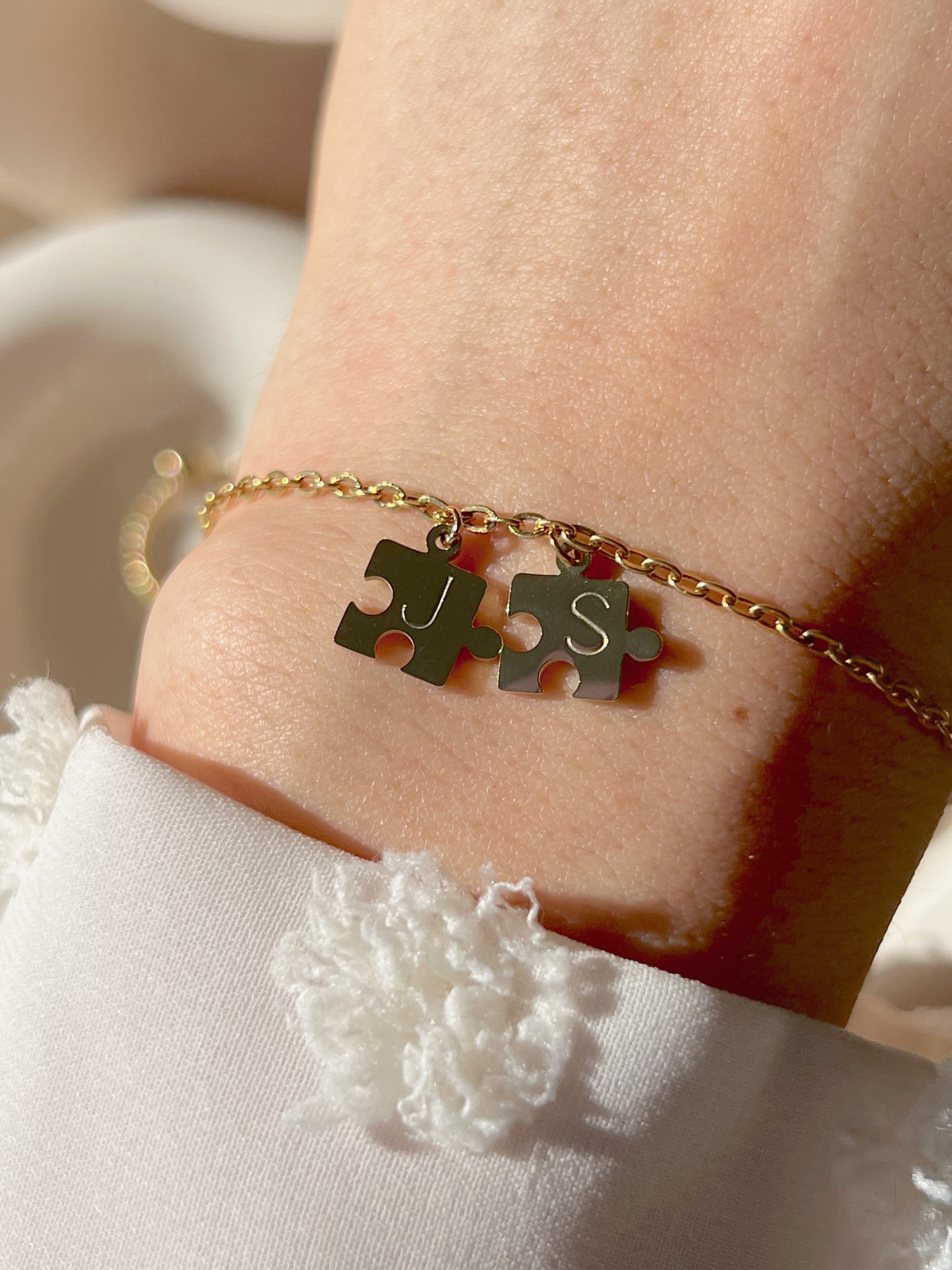 Pulsera de doble rompecabezas
